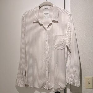 Striped button down from A & F